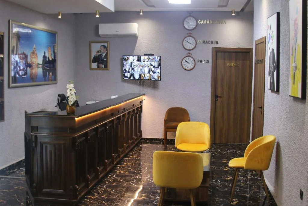 Reception lounge at The Hotel Syracuse Casablanca